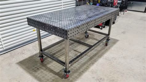 sheet metal thickness for welding table|steel top for welding table.